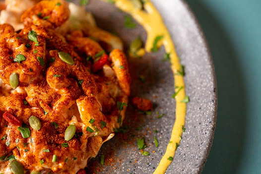 A colourful signature dish at Da Manuel